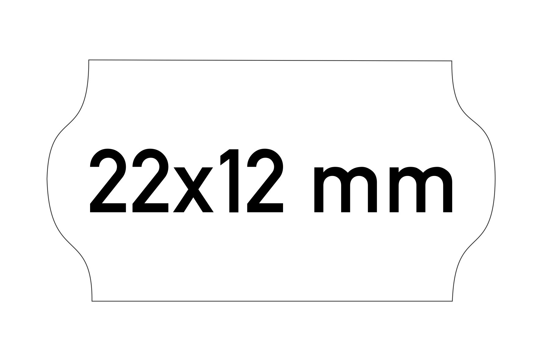 12.000 x PRIX Etiketten für Preisauszeichner Sato Blitz Uno 26mm x 12mm in grün 
